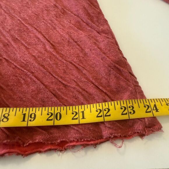 Cut Loose Pumpkin Double Knit Textured Three Quarter Sleeve Top Sz L Casual - Picture 6 of 10